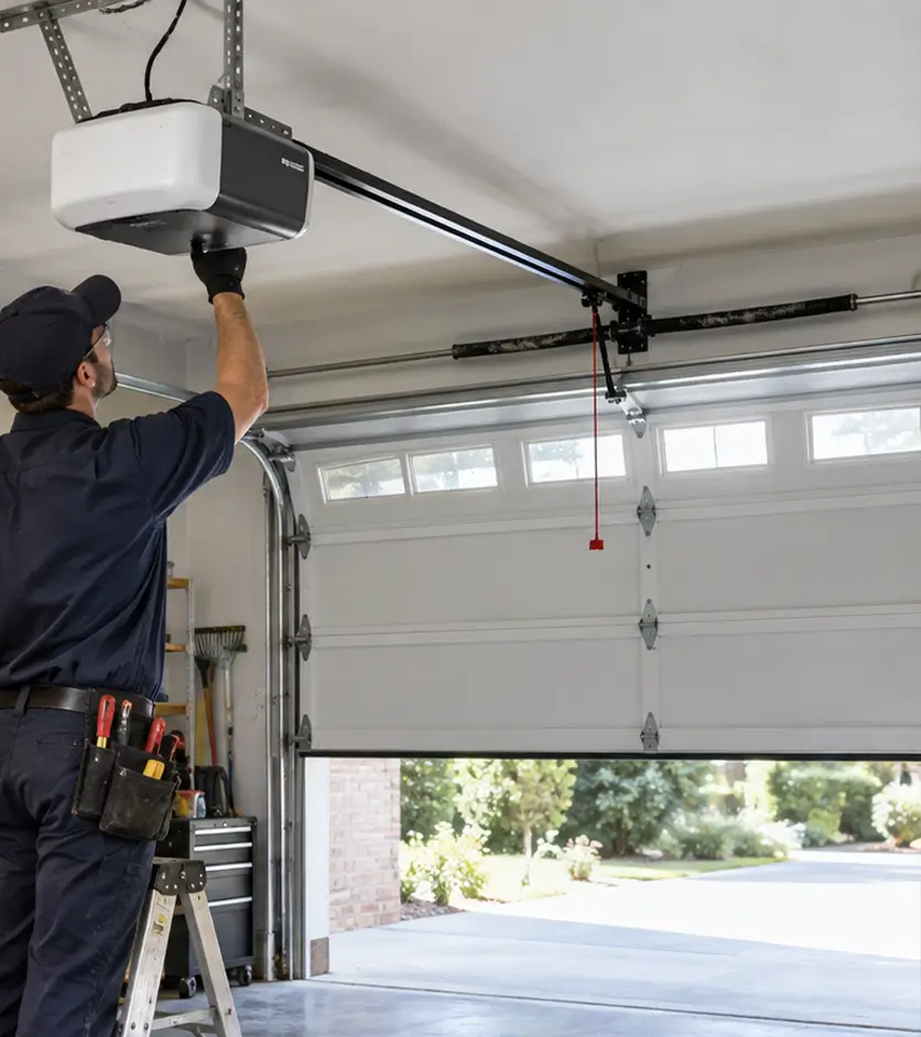  garage door opener after repair