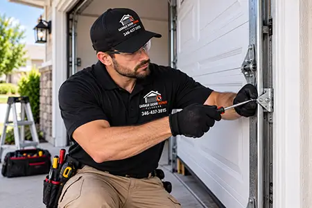 Garage door repair project